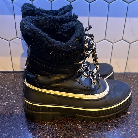 COUGAR Storm winter boots Women Size 6 black and white - Picture 6 of 8